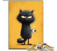 Puzzle per adulti 1000 pezzi di gatti artistici, adatti per compleanni, Halloween, Ringraziamento, Pasqua (dimensioni 26x38cm)
