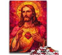 Puzzle per adulti 1000 pezzi di Gesù Art per adolescenti, giocattoli educativi antistress, regali per amici e familiari (38x26cm)