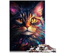Puzzle per adulti 1000 pezzi di nebbia a spirale per gatti decorazione domestica puzzle 50 x 75 cm gioco impegnativo e gioco di famiglia