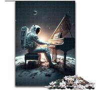 Puzzle per adulti, 1000 pezzi di pianoforte nello spazio in legno, intrattenimento rilassante, regalo di Natale perfetto e decorazione per la casa, 1000 pezzi(50x75cm)