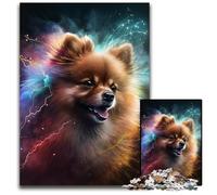 Puzzle per adulti, 1000 pezzi di puzzle fantasy Pomerania in cartone, gioco interattivo per famiglie, decorazione fai da te per la casa, sfida mentale, regalo 26X38CM/10,23x14,96 pollici
