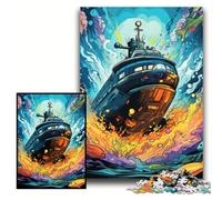 Puzzle per adulti, 1000 pezzi di sottomarini colorati, gioco interattivo per famiglie, sfida per la mente, regalo, dimensioni 50x75cm