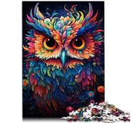 Puzzle per adulti 1000 pezzi di un gufo del deserto Il puzzle 26x38cm Sollievo dello stress Staycation Uccidi il tempo per i 14 anni e più