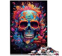 Puzzle per Adulti 1000 pezzi di una competizione di Velocità Skull Hand 26x38cm Sollievo Stress Staycation Uccidere il tempo per adolescenti 14 anni e più