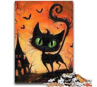 Puzzle per adulti 1000 pezzi Difficile Cucciolo nero per età 14 anni e oltre Bellissimo gioco di design Bellissimo gioco di design Ottimo regalo 50x75cm