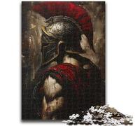 Puzzle per adulti 1000 pezzi Difficile dipinto di guerriero spartano 1000 pezzi per adolescenti, antistress per ammazzare il tempo durante le vacanze Migliora l'amore tra coppie (26x38cm)
