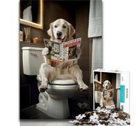 Puzzle per adulti 1000 pezzi Difficile English Retriever sul water 1000 pezzi per adulti, giochi educativi Decorazione murale Regali unici per compleanno e Natale (dimensioni 75x50cm)