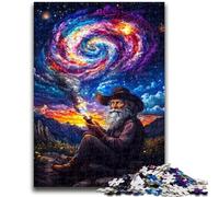 Puzzle per adulti 1000 pezzi Difficile Vecchio dell'Universo 1000 pezzi per adolescenti, antistress per ammazzare il tempo durante le vacanze, per migliorare l'amore tra coppie (26x38cm)