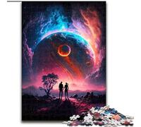 Puzzle per adulti 1000 pezzi difficili Amore cosmico Planetario, giocattolo educativo intellettuale decomprimente, regalo di compleanno, regali (dimensioni 26x38cm)
