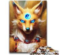 Puzzle per adulti 1000 pezzi difficili Anime Fox God, giocattoli educativi per l'apprendimento Giochi per famiglie Regali e compleanni unici 50X75CM