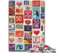 Puzzle per adulti 1000 pezzi difficili collage d'amore giocattoli giochi educativi antistress interazione genitore-figlio per età 14+ 50x75cm