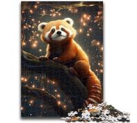 Puzzle per adulti 1000 pezzi difficili Galaxy Red Panda Puzzle per adulti, antistress Staycation Kill Time Decorazione per la casa Giocattoli (75x50cm)