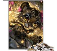Puzzle per adulti 1000 pezzi difficili, gattino diavolo, giochi educativi, decorazione per la casa, adatti per la decorazione del desktop (dimensioni 26x38cm)
