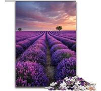 Puzzle per adulti 1000 pezzi difficili Giardino di lavanda, per 14+ anni, per divertimento in famiglia e serate di gioco, collezione di artisti, belle arti (dimensioni 50x75cm)