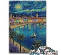 Puzzle per adulti 1000 pezzi difficili giocattoli del cielo notturno giochi educativi antistress interazione genitore-figlio per età 14+ 50x75cm
