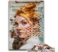 Puzzle per adulti 1000 pezzi difficili giochi educativi di arte psichedelica fai da te giocattoli ideali come regalo per tutta la famiglia 50x75cm