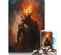 Puzzle per adulti 1000 pezzi difficili Guerriero misterioso Puzzle da 1000 pezzi, giochi educativi Decorazione da parete Regali unici per compleanno e Natale (dimensioni 75x50cm)