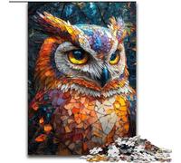 Puzzle per adulti 1000 pezzi difficili Gufo misterioso, gioco di giocattoli Ogni pezzo è unico - Gioco divertente e stimolante per tutta la famiglia per bambini dai 14 anni (dimensioni 50x75cm)