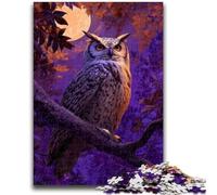 Puzzle per adulti 1000 pezzi difficili gufo sull'albero giochi educativi fai da te giocattoli per è ideale come regalo per tutta la famiglia 38x26cm