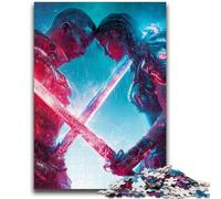 Puzzle per adulti 1000 pezzi difficili Neon Warriors Puzzle per adulti, antistress Staycation Kill Time Decorazione per la casa Giocattoli (75x50cm)