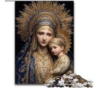 Puzzle per adulti 1000 pezzi difficili Ritratto di Maria la Madre,gioco di giocattoli Ogni pezzo è unico - Gioco divertente e stimolante per tutta la famiglia per bambini dai 14 anni 26x38cm