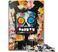 Puzzle per adulti 1000 pezzi difficili robot in stile Basquiat per età 14+ giochi educativi per adulti e adolescenti opera d'arte regalo 50x75cm