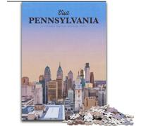 Puzzle per adulti 1000 pezzi Difficili Visita Pennsylvania, per e dai 14 anni in su Giocattoli educativi Giochi per famiglie Regalo di compleanno 50x75cm