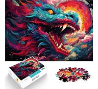 Puzzle per adulti 1000 pezzi Dinosauri Apprendimento Puzzle educativo 50x70cm con Poster Assortito e Foglio di Domande