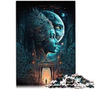 Puzzle per adulti 1000 pezzi Dio della saggezza divertente per tutta la famiglia 26 x 38 cm per alleviare lo stress sfida difficile per adolescenti dai 14 anni in su