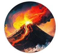 Puzzle per adulti 1000 pezzi "Dipingere il vulcano" - Livello di difficoltà: Principiante - Ottimi come regali di compleanno e per le feste (dimensioni 67,5x67,5 cm)