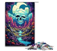 Puzzle per adulti 1000 pezzi dipinto fantasy giungla scheletro decorazione per la casa puzzle giocattoli affare come regalo per tutta la famiglia 1000 pezzi (75x50 cm)