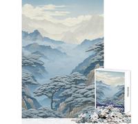 Puzzle per adulti 1000 pezzi dipinto giapponese decorazione per la casa giocattoli opera d'arte regalo giochi per famiglie con pezzi completamente ad incastro di forma casuale dimensioni 38x52cm