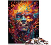Puzzle per adulti 1000 pezzi disegnando un mostro malvagio Puzzle - Gioco stimolante 26x38cm Migliorare l'amore Tra le coppie