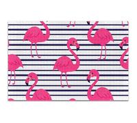 Puzzle per adulti 1000 pezzi divertenti simpatici fenicotteri rosa strisce paesaggio arte floreale divertente primo puzzle elefante bianco regali, 75 x 50 cm