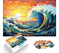 Puzzle per adulti, 1000 pezzi, divertimento oceano per tutta la famiglia, aiuta il cervello ad allenare i giocattoli avvincenti e promuovere la pazienza 26 x 38 cm