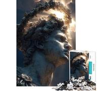 Puzzle per adulti 1000 pezzi Divinità Solare di Pietra Giochi Rilassanti Sfida per l'Intelligenza e la Mente Giocattoli che Creano Passione Ottima Idea Regalo Attività per la Famiglia (50x75cm)