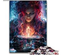 Puzzle per adulti 1000 pezzi Donna dei sogni, aiuta il cervello a esercitare giocattoli avvincenti per coltivare la pazienza e migliorare la memoria dimensioni 50x75cm