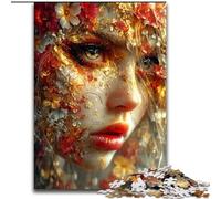 Puzzle per adulti 1000 pezzi Donna d'oro, gioco per famiglie antistress sfida difficile rafforza l'amore tra coppie 50x75cm