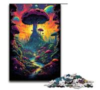 Puzzle per adulti 1000 pezzi Doodle Paesaggio colorato Puzzle Gioco Giocattoli Divertenti 1000 pezzi (75x50 cm)
