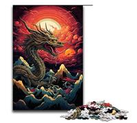 Puzzle per adulti 1000 pezzi drago cinese decorazione per la casa puzzle giocattoli affare come regalo per tutta la famiglia 1000 pezzi (75x50 cm)