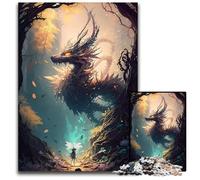 Puzzle per adulti 1000 pezzi Drago Delicato Puzzle impossibile per adulti Ideale per adolescenti Collezionisti Regalo da viaggio Attività per famiglie 1000 pezzi (75x50 cm)