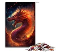 Puzzle per adulti 1000 pezzi Drago di fuoco in paradiso Puzzle per la casa Giochi educativi Giocattoli fai da te Ottimo regalo per giochi 1000 pezzi