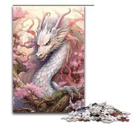 Puzzle per adulti 1000 pezzi Drago giapponese Ciliegia 2 Puzzle in legno per bambini Gioco educativo 1000 pezzi
