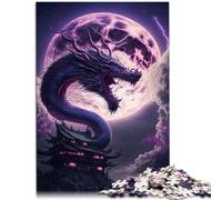 Puzzle per adulti 1000 pezzi Drago Gioco stimolante Giocattoli Difficile da completare ma Divertente e Umoristico 14,96 "x 20,47"