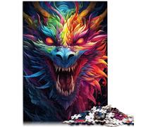 Puzzle per Adulti 1000 pezzi Drago Sollievo dello Stress Aiuta Il Cervello a esercitare Giocattoli avvincenti per coltivare la Pazienza 19,7 "x 29,5"