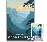 Puzzle per adulti 1000 pezzi Drakensberg Sud Africa Giocattoli Giochi educativi Modello Assemblaggio Opera d'arte Regalo Dimensioni 50x75cm