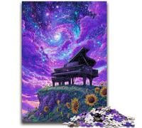 Puzzle per adulti 1000 pezzi Dream Piano, puzzle da 1000 pezzi, per ammazzare il tempo durante le vacanze a casa, con pezzi completamente interconnessi e di forma casuale (50x75cm)