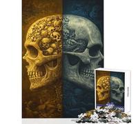 Puzzle per adulti 1000 pezzi Dualità della morte Decorazione per la casa Giocattoli Regalo per compleanni Giochi rilassanti Ogni pezzo è unico - dimensioni 50x75cm