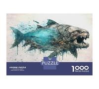 Puzzle Per Adulti 1000 Pezzi Dunkleosteus The Legacy of Forgotten Beasts Puzzle Rompicapo Gioco Difficile Regali Difficili Per Amici E Familiari 38x26cm/1000pcs