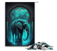 Puzzle per adulti 1000 pezzi Elefante Mondo Mitico Puzzle in legno Gioco educativo Sfida Giocattolo 75x50cm